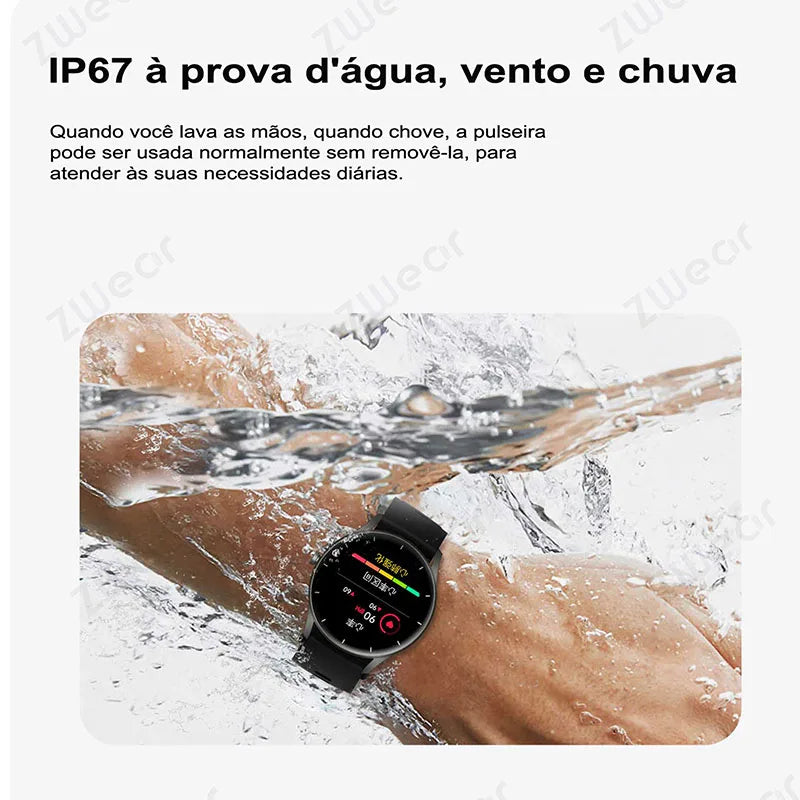 Relógio smartwatch Monitor Cardíaco Bluetooth Com USB relógio digital prova d água/relógio inteligente original