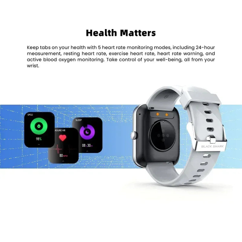 Black Shark GT Smartwatch Global Version 1.78'' AMOLED Display 10 days Battery Life Bluetooth 5.2 Smart Watch  100+ Sport Modes